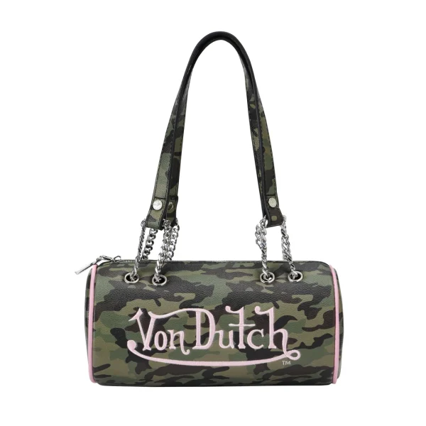 Barrel Bag - Pink Camo
