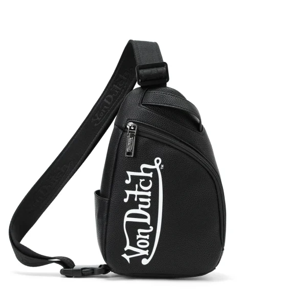Men's Sling Bag - Black and White