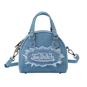 CS5A4256_1 Denim Patch Bowling Bag - Light Denim
