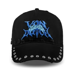 SUMMER BLUES DISTRESSED DAD HAT - VD x HARDFEST