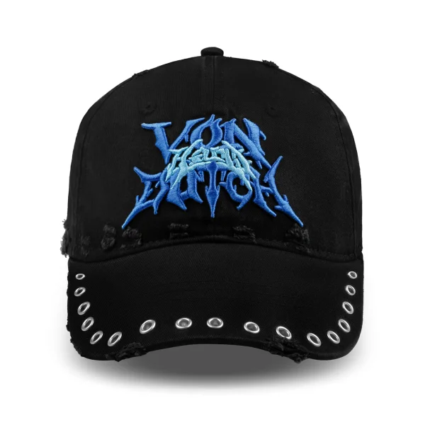 SUMMER BLUES DISTRESSED DAD HAT - VD x HARDFEST