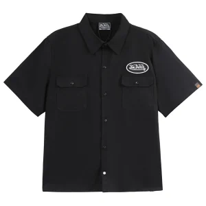 blackfixed Classic Mechanic Shirt - Black and White
